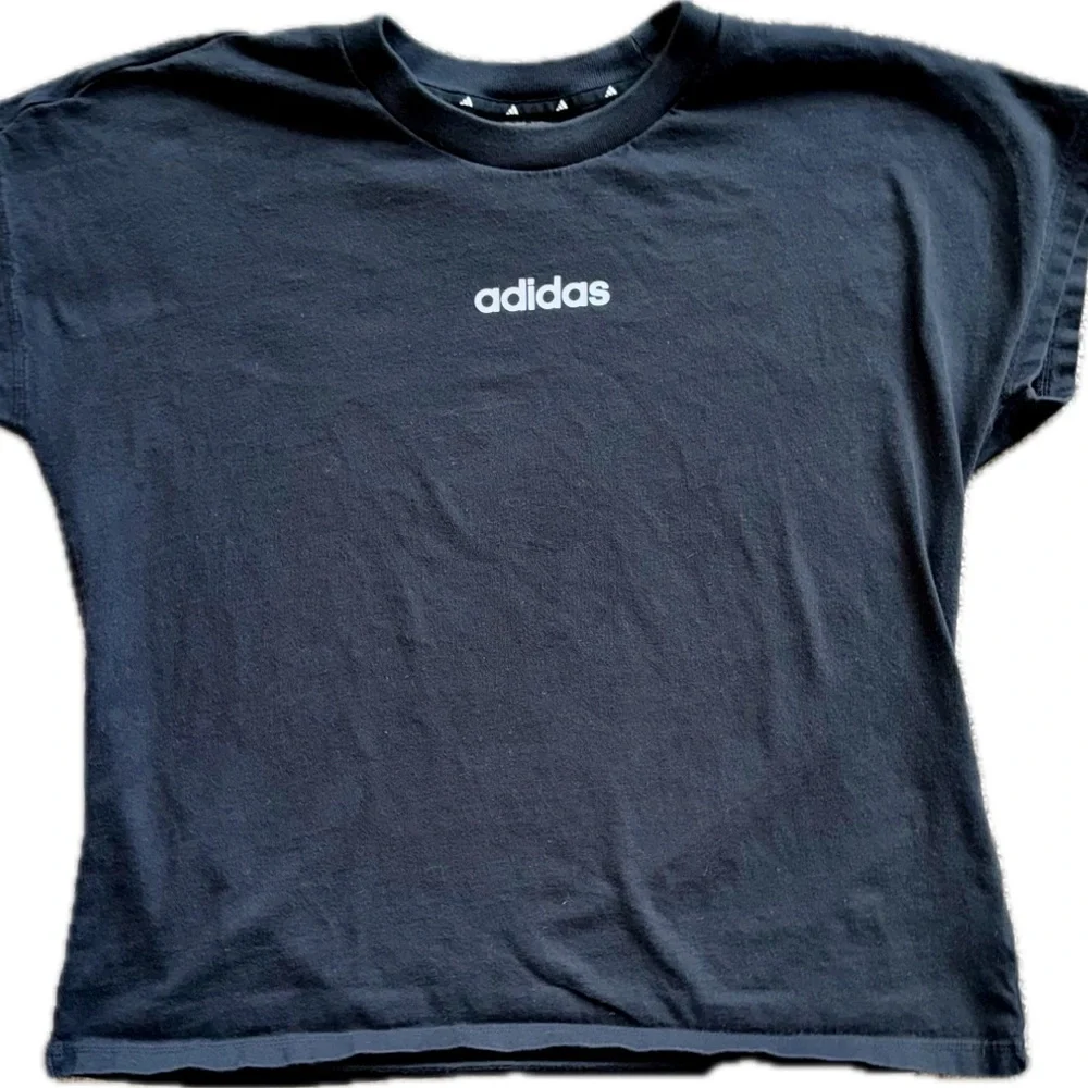 Adidas Womens XXL Black Short Sleeve Tee - Picture 1 of 11